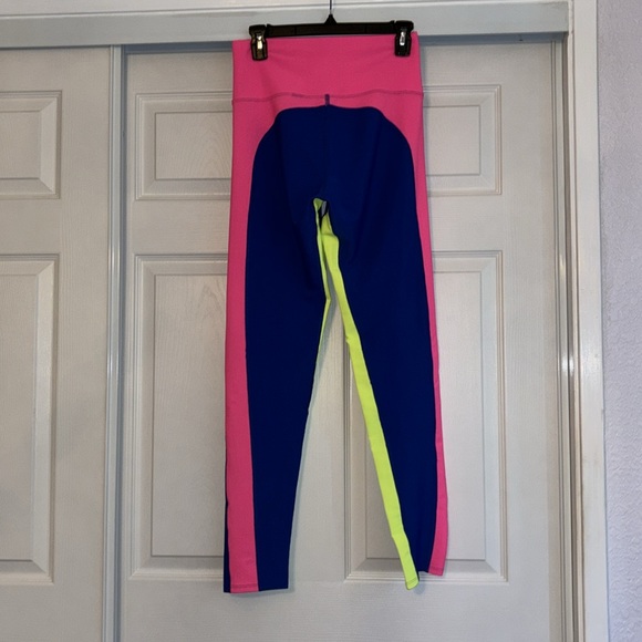 NWT Beach Riot Color Block Neon Ribbed Leggings - Picture 8 of 13